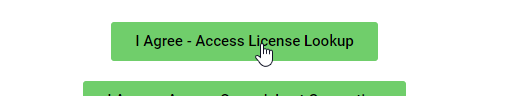 Clicking Access License Lookup