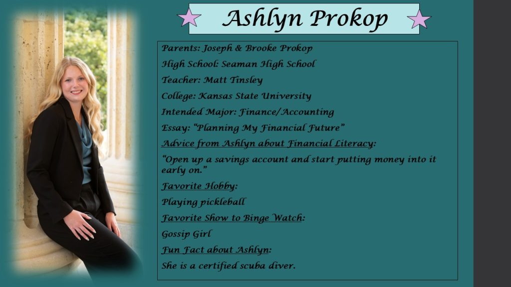 Ashlyn Prokop from Seaman High School